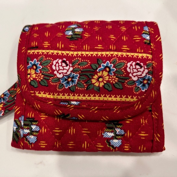 Vera Bradley Accessories - NWOT Vera Bradley Provincial Red Mini Wallet